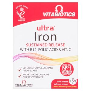 Vitabiotics Ultra Minerals Tablets Iron 30