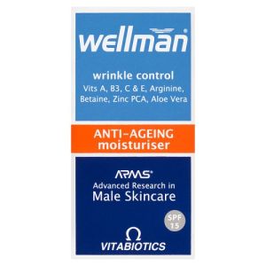 Vitabiotics Wellman Skincare Anti-Ageing Moisturiser 50Ml