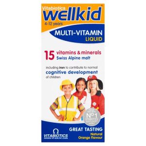 Vitabiotics Wellkid Multivit Liquid 4-12yrs 150ml