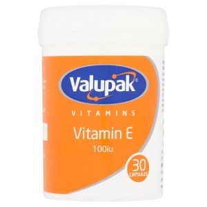 Valupak Vitamin E Capsules 100IU 30s