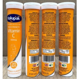 Valupak Vitamin C Efferverscent 20s