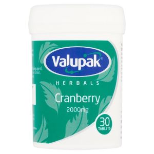 Valupak Cranberry  2000mg Tablets