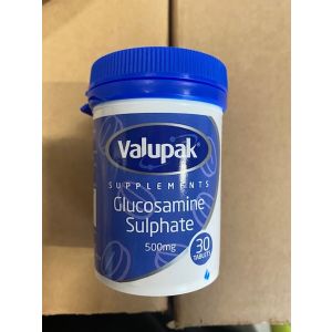 Valupak Glucosamine Sulfate Tablets 500mg 30s