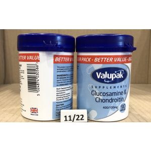 Valupak Glucosamine&Chondroitin 400/100mg Capsules