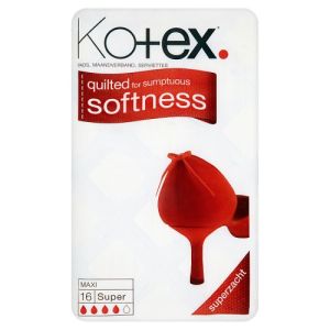 Kotex Maxi Super Pads 16s