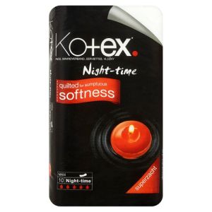 Kotex Maxi Night-Time Pads 10s