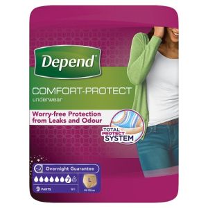 Depend Comfort Protect Pants Super Large Female 9