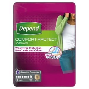 Depend Comfort Protect Pants Super Extra Large Female 9