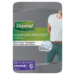 Depend Comfort Protect Pants Super Large / Extra Large Male 9