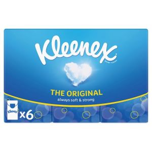 Kleenex Original Pocket Packs 9 Sheets 6 Pack