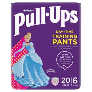 Huggies Pullups Day Time Girl 20's - Size 6 