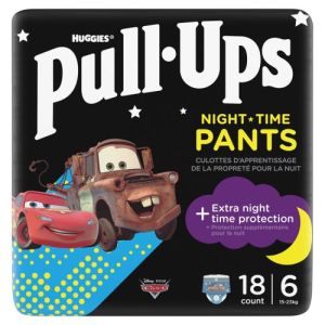 Huggies Pullups Night Time Boy Size 6 18