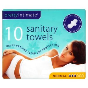 Pretty Intimate Regular 10 Sanitary Towels