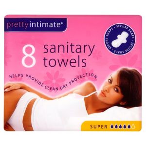 Pretty Intimate Super Maxi 8 Sanitary Towels