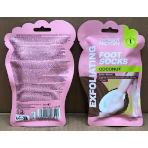 The Foot Factory Exfoliating Foot Mask - Coconut