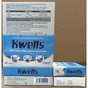 Kwells Travel Sickness Tabs 12's 0.3mg