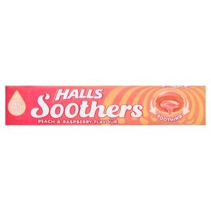 Halls Soothers Peach & Raspberry 45g