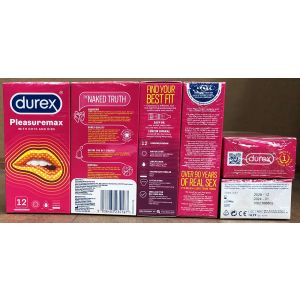 Durex Condoms 12s Pleasure Max (6x12) (UK)