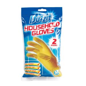 Duzzit Household Gloves Medium 2Pk
