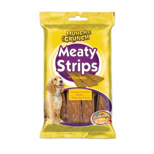 Munch & Crunch Meaty Strips With Chicken - 18 Strips