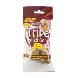 Munch & Crunch Tripe Filled Bone 2pk