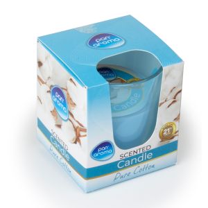 Pan Aroma Clear Glass Candle - Pure Cotton