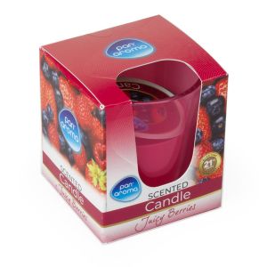 Pan Aroma Clear Glass Candle - Wild Berries