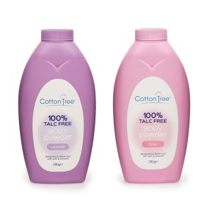 Cotton Tree Body Powder 280G (Talc Free) - Lavender/Rose