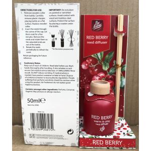 Pan Aroma 50ml Reed Diffuser - Red Berry