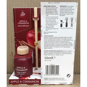 Pan Aroma 50ml Reed Diffuser - Apple&Cinnamon