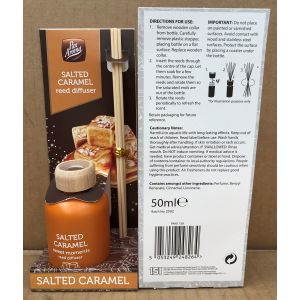 Pan Aroma 50ml Reed Diffuser - Salted Caramel