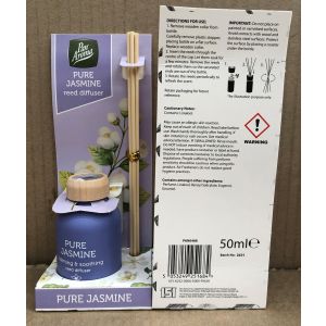 Pan Aroma 50ml Reed Diffuser - Pure Jasmine