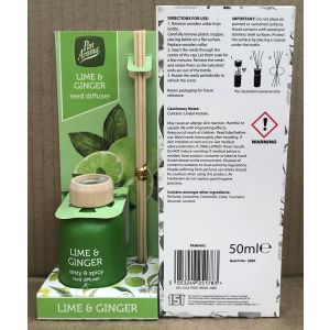 Pan Aroma 50ml Reed Diffuser - Lime&Ginger