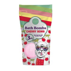 Elysium Spa 3 X 50G Bath Bombs - Cherry Bomb