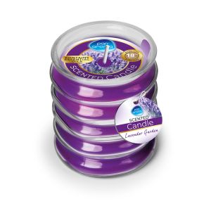 Pan Aroma Ribbed Glass Candle - Lavender Garden - 120G