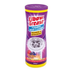 Elbow Grease Foaming Drain Cleaner 500g Lemon Fresh/Berry