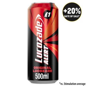 Lucozade Alert Pmp £1 Original 500Ml