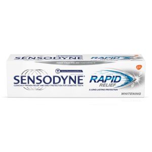 Sensodyne Toothpaste 75ml Rapid Relief White