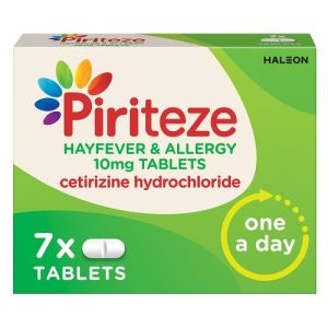 Piriteze Allergy Tablets 7s 10mg