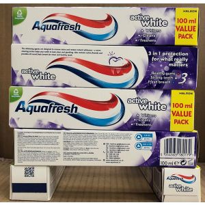 Aquafresh T/Paste 100ml Active White