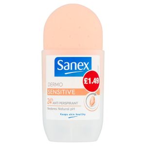 Sanex Roll On Deodorant Sensitive 50ml PMP 1.49