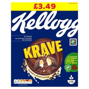 Krave Cookies & Cream Pmp  £3.49 Krave Cookies & Cream  375G