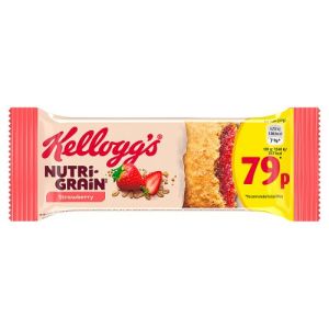 Kellogg's Nutri-Grain Bar Strawberry PMP 79p 37g