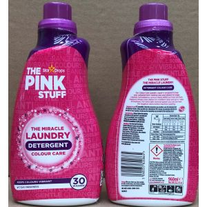 Star Drops Pink Stuff Laundry Gel 960ml 30w Colour Care