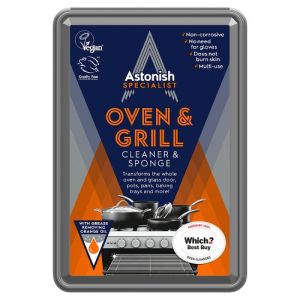 Astonish Specialist Oven & Grill Cleaner & Sponge 250g
