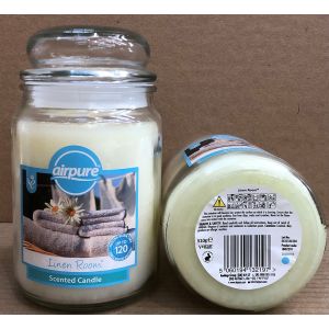 Airpure Candle Jar 510g Linen Room