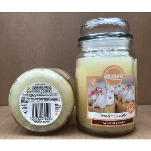 Airpure Candle Jar 510g Vanilla Cupcake