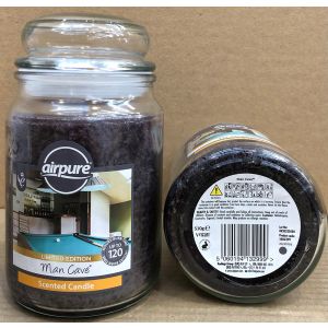 Airpure Candle Jar 510g Man Cave