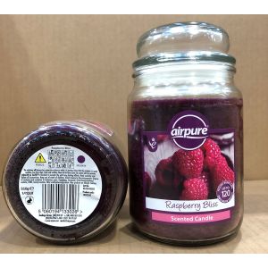 Airpure Candle Jar 510g Raspberry Bliss