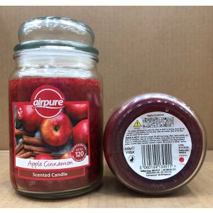 Airpure Candle Jar 510g Apple Cinnamon